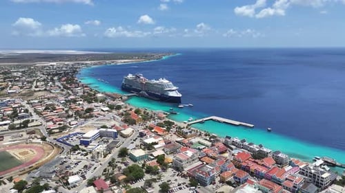 Centro de Bonaire en Kralendijk en Bonaire, Antillas Neerlandesas.