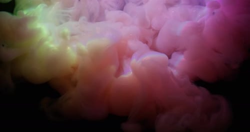 Paint Spill Glitter Wasserkunst, Regenbogen, Cloud Splash