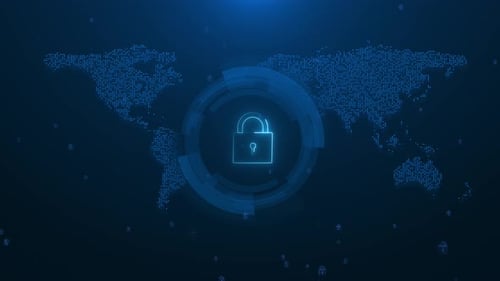 Cyber Protection Security Modern Safety Digital Background Cyber Security Data Protection Business