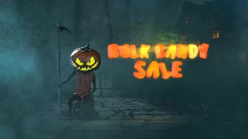 Pumpkin Man Halloween Promo Bulk Kandy