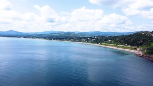 Aerial View of Picturesque Coastline