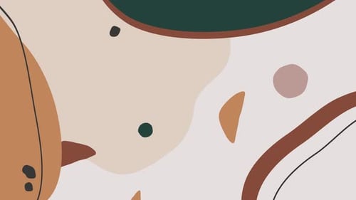 Trendy Warm Abstract Animated Background