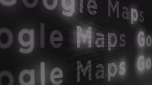 Bewegungshintergrund für Google Maps Grid Screen