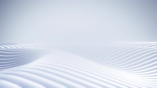 White Background Small Stripe Curve Wave