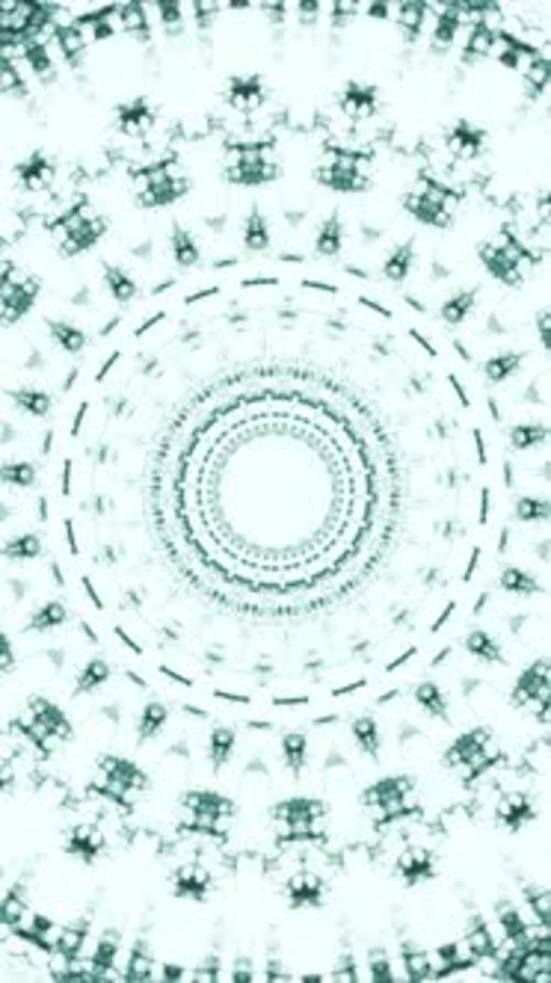 Fluid Abstract Kaleidoscopic Pattern Loop