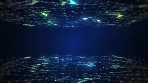 Number Random Connect Digital Background.