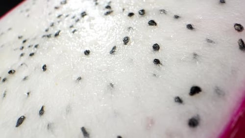 Explore the mesmerizing world of a half dragon fruit