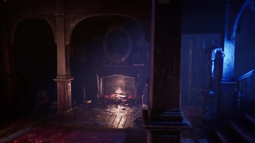 Mansion hall Panorama