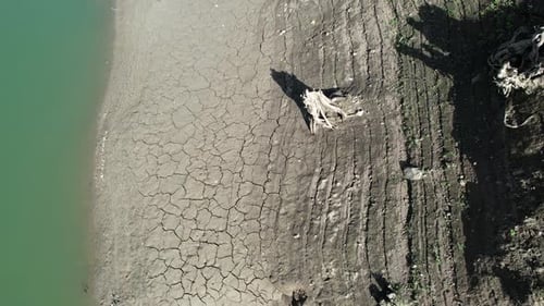 Aerial Dried Lake