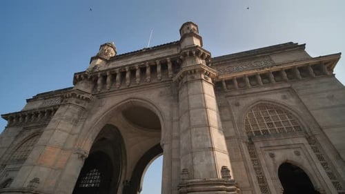 Portão da Índia em Mumbai contra um céu azul