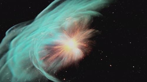 Stunning Cosmic Explosion Paints the Universe with Vibrant Colors