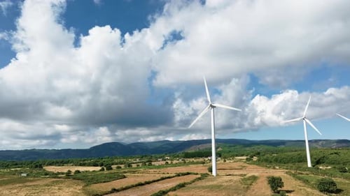 Elektrischer Hochleistungs-Windmühlengenerator im Land