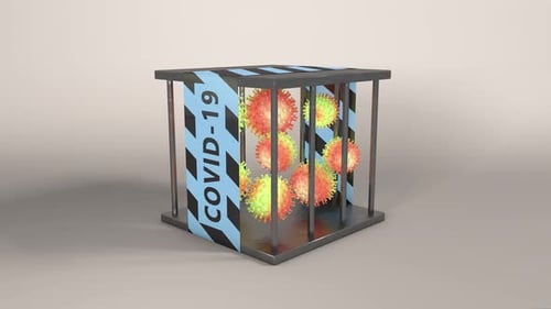 3D Representation of Virus Containment