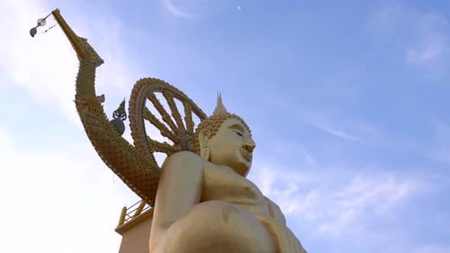 Big Buddha Temple Wat Phra Yai statue in Koh Samui