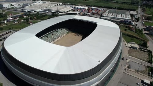 Aerial Football Stadium