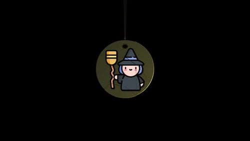 Halloween Witch Icon Animation