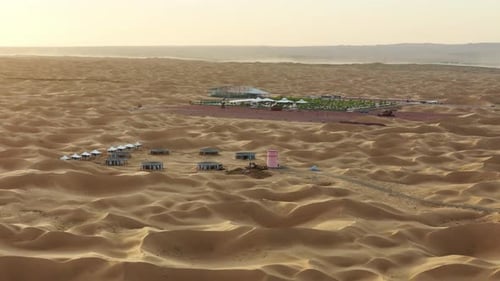Aerial Hotels and Resorts in The Desert