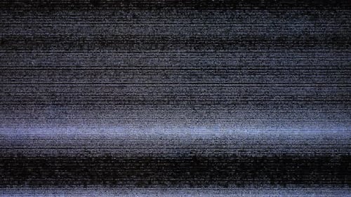 Digital Glitch TV Static Signal and Analog Noise Effect