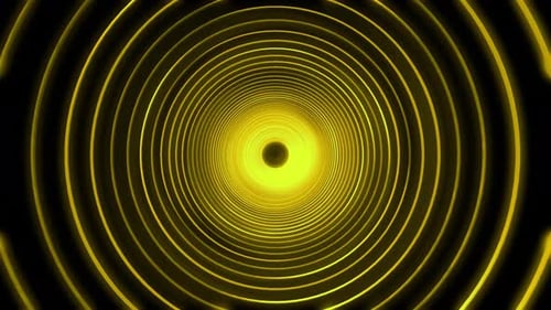 Abstrakte Neontunnel-Animation