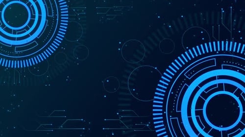 Technology Background Abstract Hud Animation