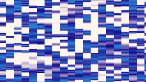 Dynamic Geometric Glitch Pixel Background Effect