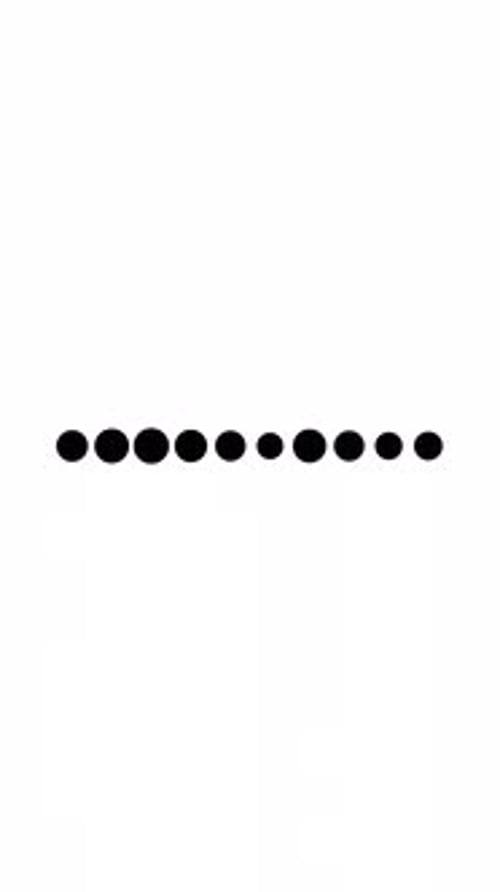 Minimalist Loading Dots Animation Sequence for UI UX Design transparent background alpha channel