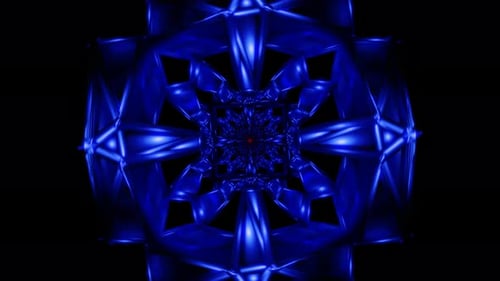 Pulsating Neon Disco Pattern in a Rhythmic Dynamic VJ Loop with Hypnotic Visuals