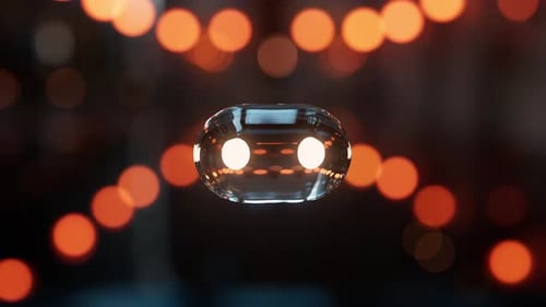 Basic Glowing Cell Division 4K