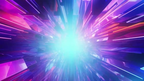 Beautiful Prism Abstract Motion Background