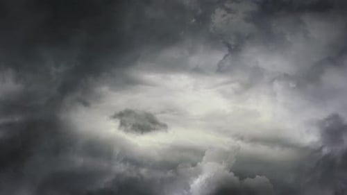 nuvem escura com fundo de tempestade de raios pesados