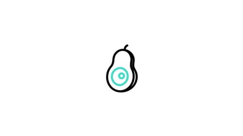 Avocado Animated Icon