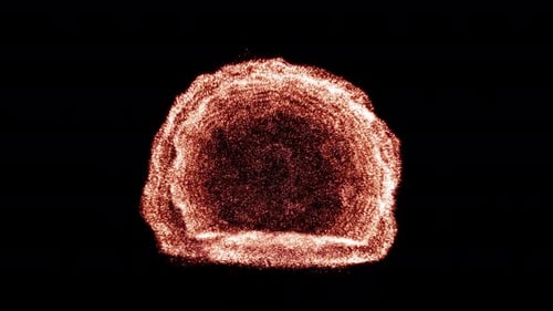 Fiery Particle Burst Reveal Transition