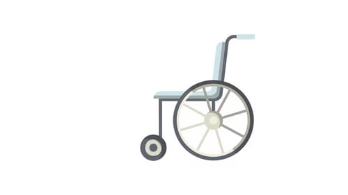 Wheel Chair Element Alpha Animation