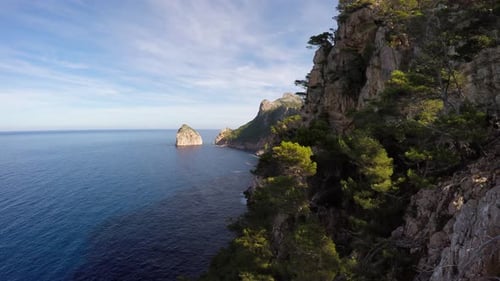Mediterranean Coastal Seascape Sea Nature Vacation Holiday Destination