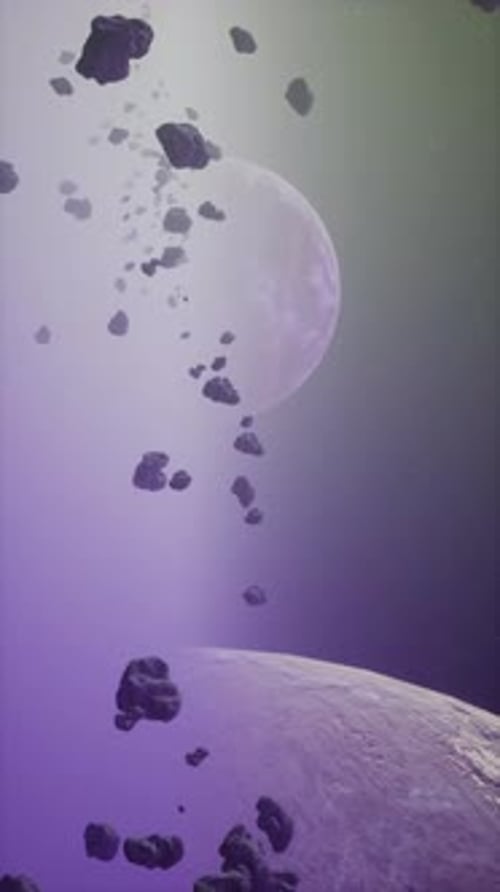 a Large Cluster of Asteroids Near an Unknown Planet Vertical