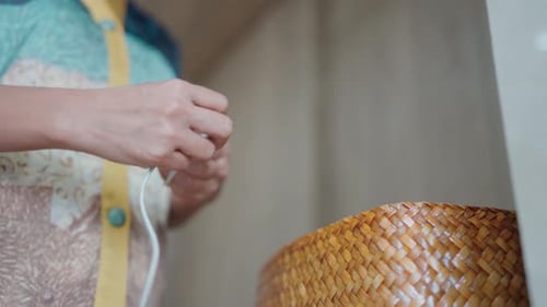 Charging Cable Winding for Organized Storage at Home