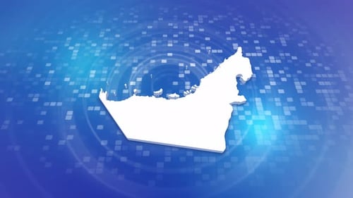 United Arab Emirates Map Intro