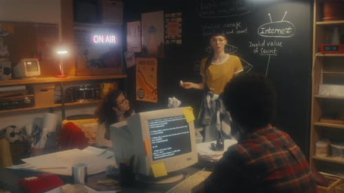 Young Adults Learning Computer Programming in Retro Setting