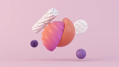 Geometric Shapes Loop Animation