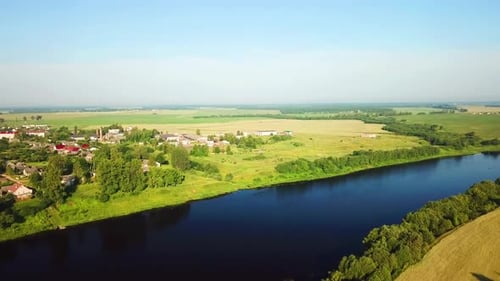 The Western Dvina River And The Urban Village Of Beshenkovichi 04