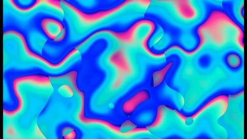 Vibrant Fluid Waves Abstract Background Animation