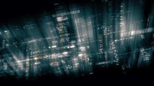 Futuristic Data Matrix Simulation Background 04