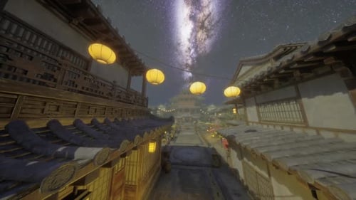 Une ruelle calme grouille de vendeurs à l'approche de la célébration du festival