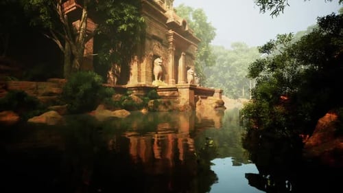 Shores of Lake Surrounded By Trees and Rocks