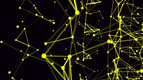 Abstract Plexus Network Connection structure with Network Business Background. 5072