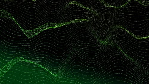 Futuristic Abstract Digital Grid Wave Background