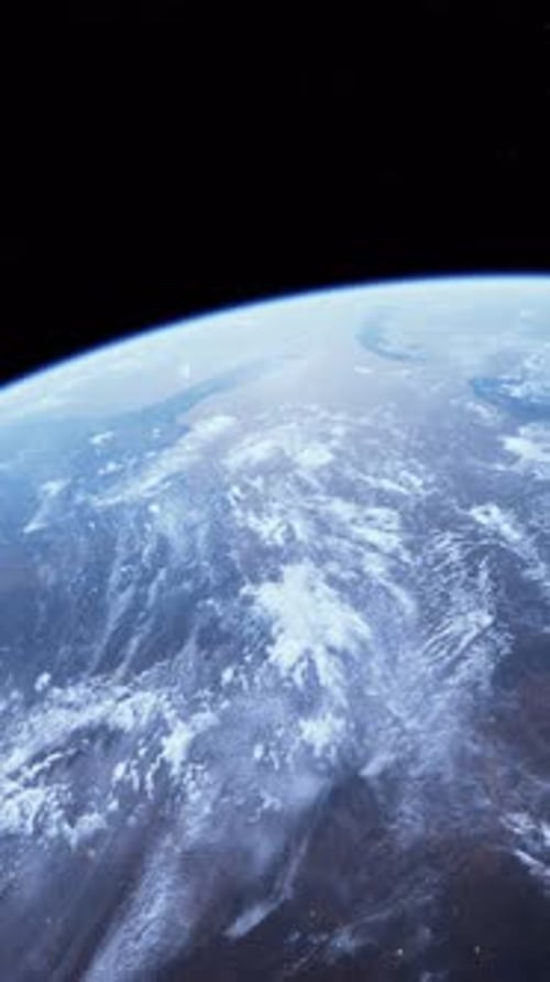 Earth View From Space Shuttle