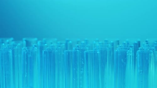 Closeup of Scientific Laboratory in Hospital Epidemic Disease Healthcare Vaccine Research and