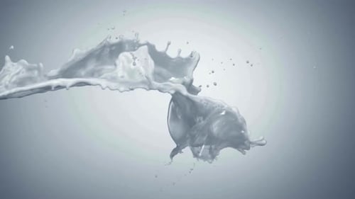 Milk Splash, Pouring