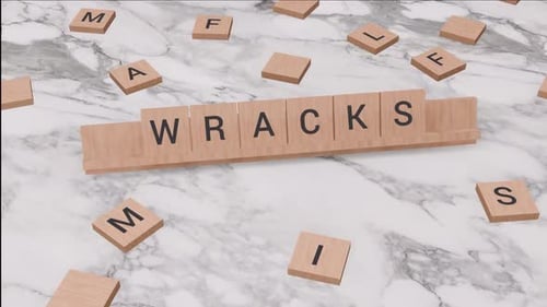 La palabra de Wrack en el scrabble